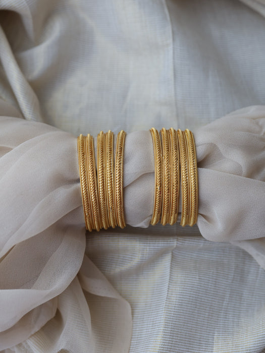 Heritage gold plated gold bangle (1 set  of 2 bangles) HB5128
