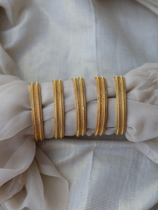 Heritage gold plated gold bangle (1 set  of 2 bangles) HB5128