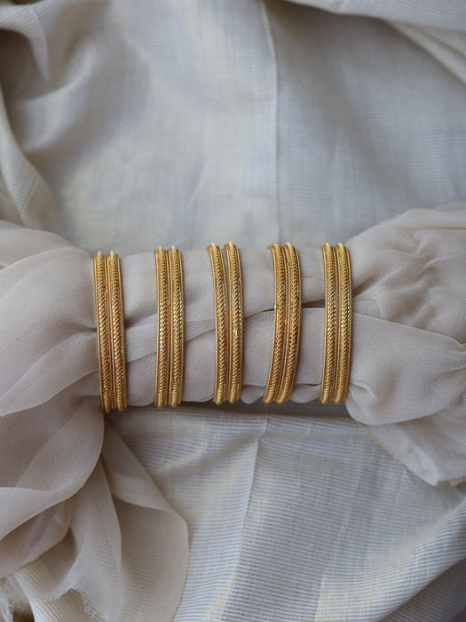 Heritage gold plated gold bangle (1 set  of 2 bangles) HB5128