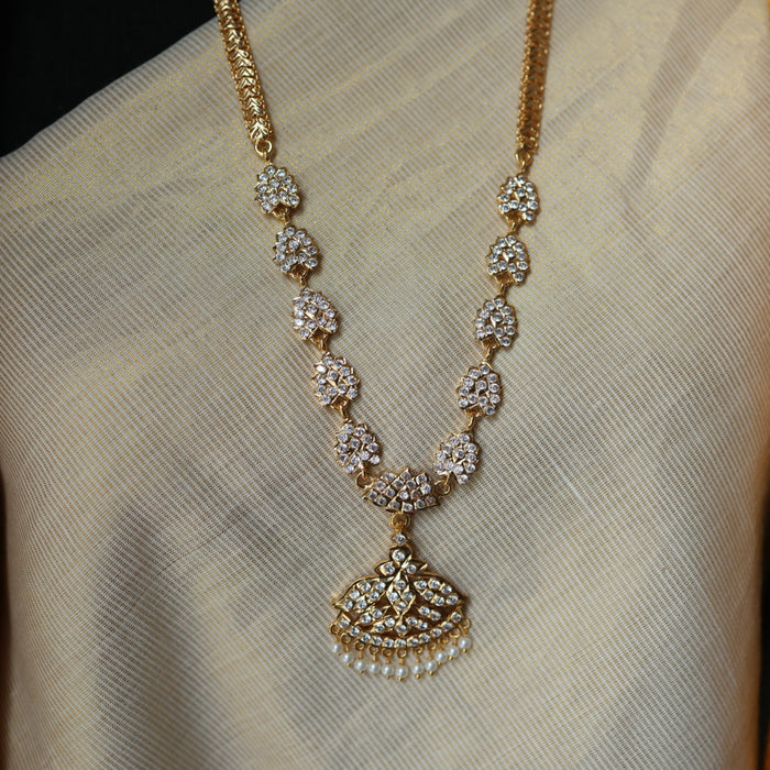 Heritage gold plated padakam necklace HP69678