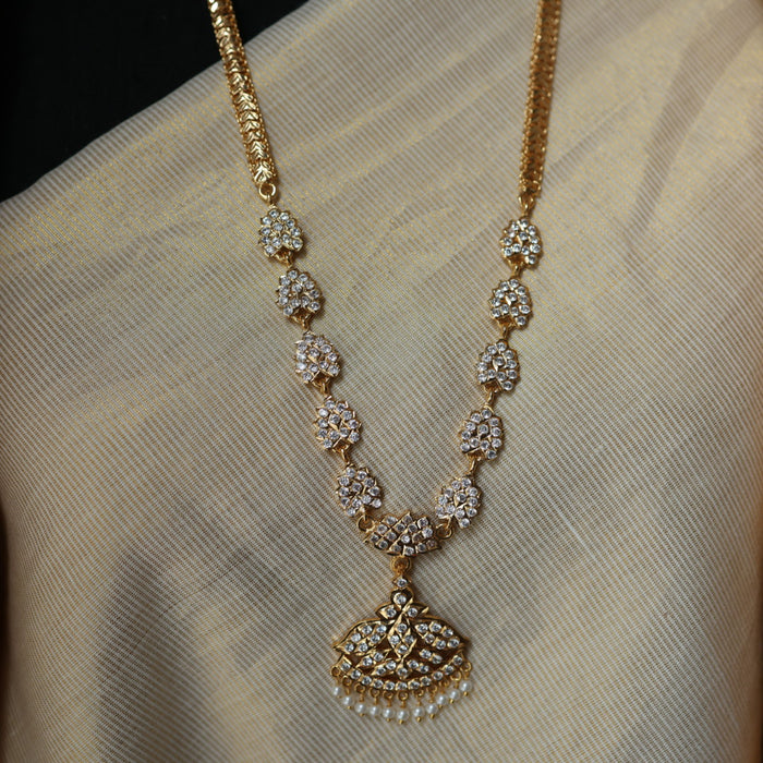 Heritage gold plated padakam necklace HP69678