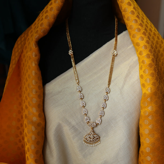 Heritage gold plated padakam necklace HP69678