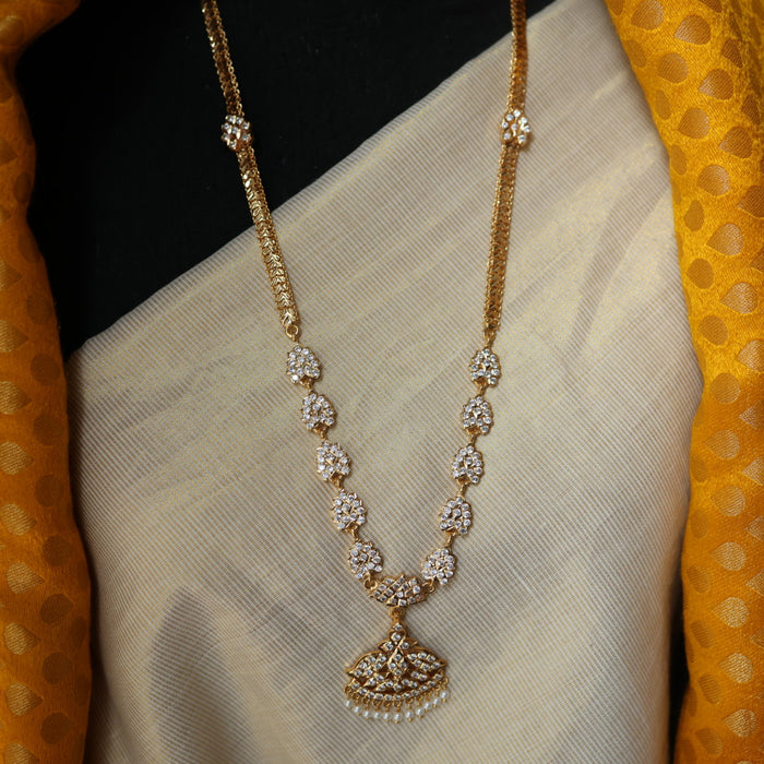 Heritage gold plated padakam necklace HP69678