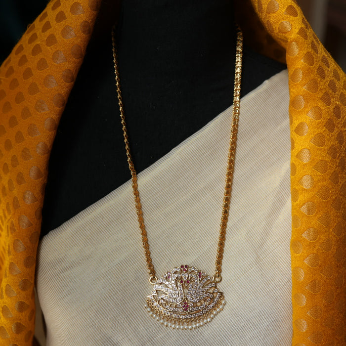 Heritage gold plated padakam necklace HP670777