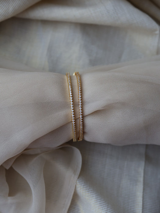 Heritage gold plated gold bangle (1 set  of 2 bangles) HB51209