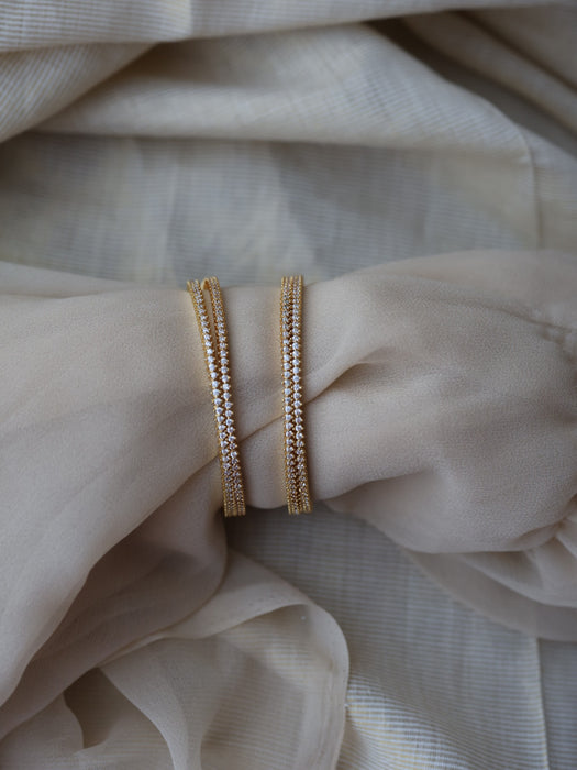 Heritage gold plated gold bangle (1 set  of 2 bangles) HB51209