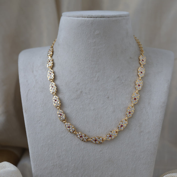 Heritage gold plated short necklace H422989