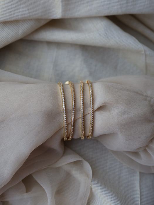 Heritage gold plated gold bangle (1 set  of 2 bangles) HB51209