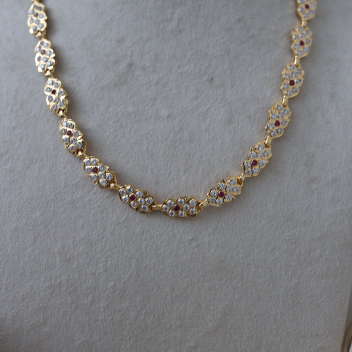Heritage gold plated short necklace H422989