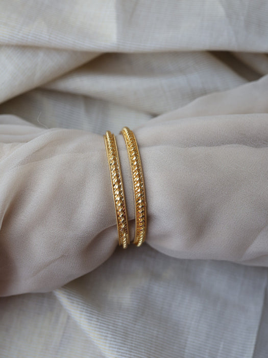 Heritage gold plated design gold bangle (1 set  of 2 bangles) HB5670