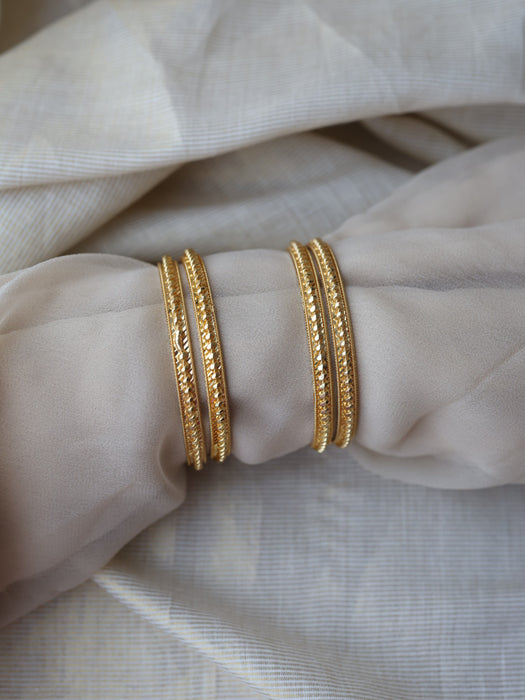 Heritage gold plated design gold bangle (1 set  of 2 bangles) HB5670