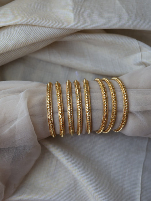 Heritage gold plated design gold bangle (1 set  of 2 bangles) HB5670