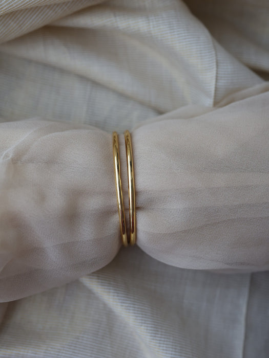 Heritage gold plated gold bangle (1 set  of 2 bangles) HB5577