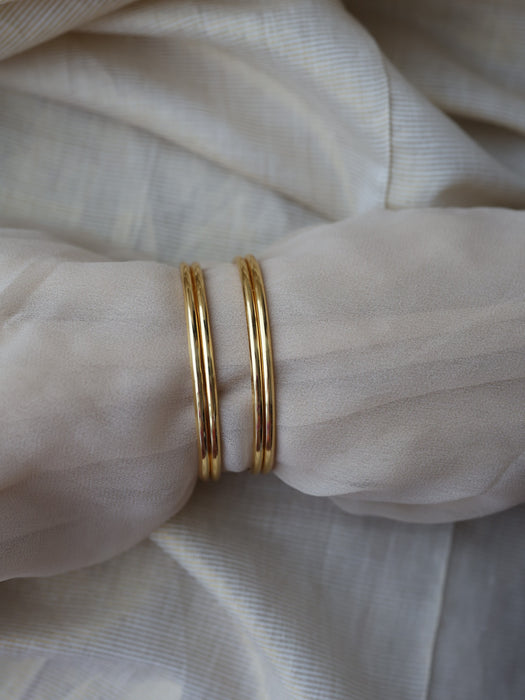 Heritage gold plated gold bangle (1 set  of 2 bangles) HB5577
