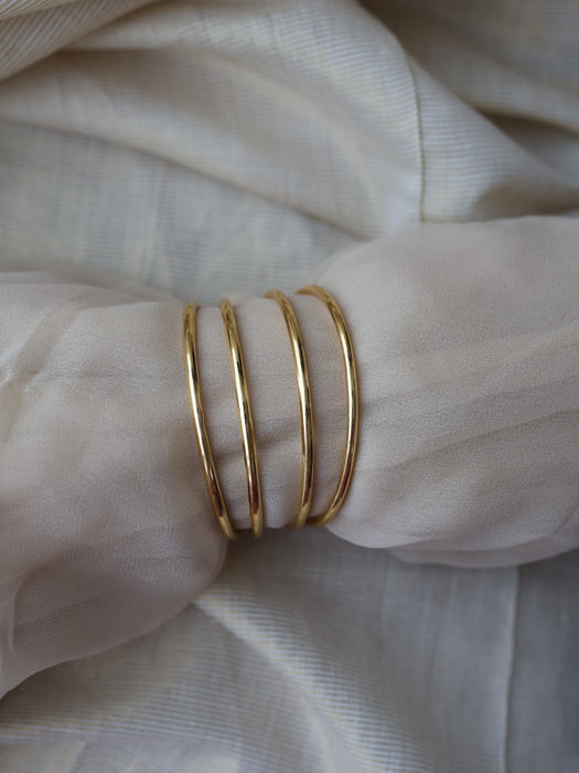 Heritage gold plated gold bangle (1 set  of 2 bangles) HB5577