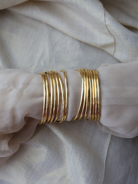 Heritage gold plated gold bangle (1 set  of 2 bangles) HB5577