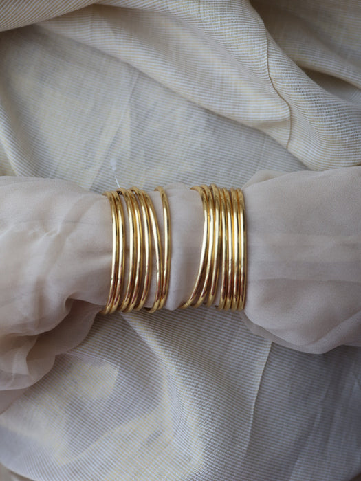 Heritage gold plated gold bangle (1 set  of 2 bangles) HB5577
