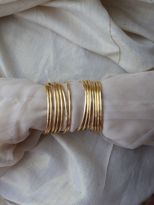 Heritage gold plated gold bangle (1 set  of 2 bangles) HB5577