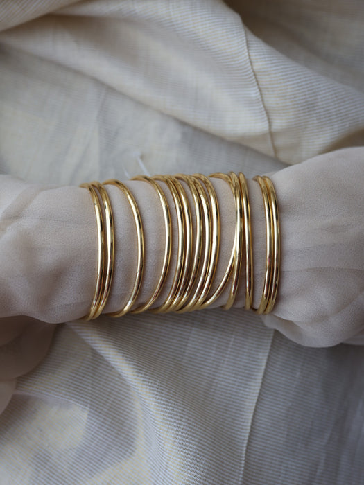 Heritage gold plated gold bangle (1 set  of 2 bangles) HB5577