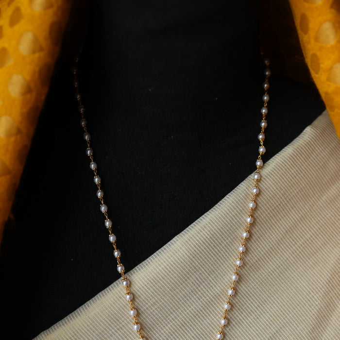 Heritage gold plated padakam long necklace HP302