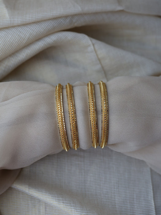 Heritage gold plated gold bangle (1 set  of 2 bangles) HB5788