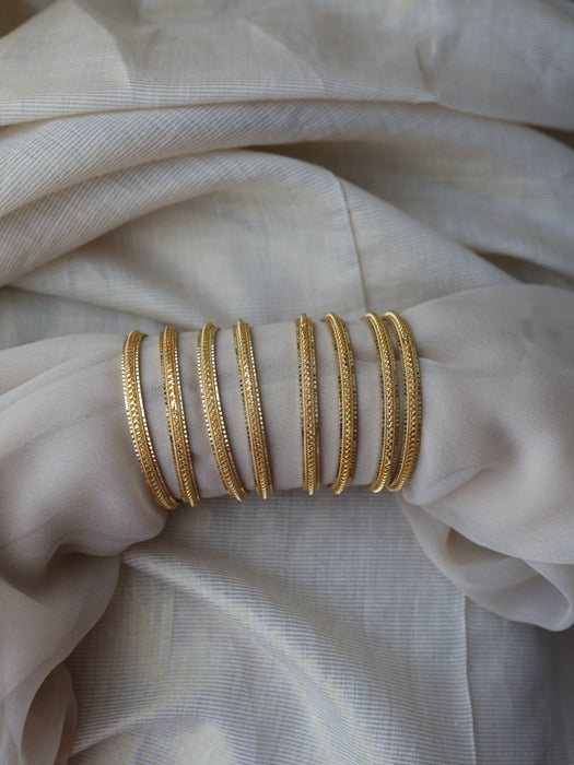 Heritage gold plated gold bangle (1 set  of 2 bangles) HB5788