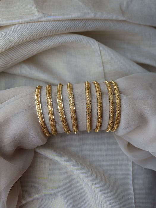 Heritage gold plated gold bangle (1 set  of 2 bangles) HB5788