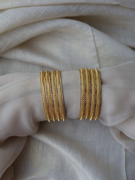 Heritage gold plated gold bangle (1 set  of 2 bangles) HB5788