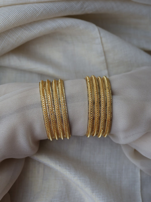 Heritage gold plated gold bangle (1 set  of 2 bangles) HB5788