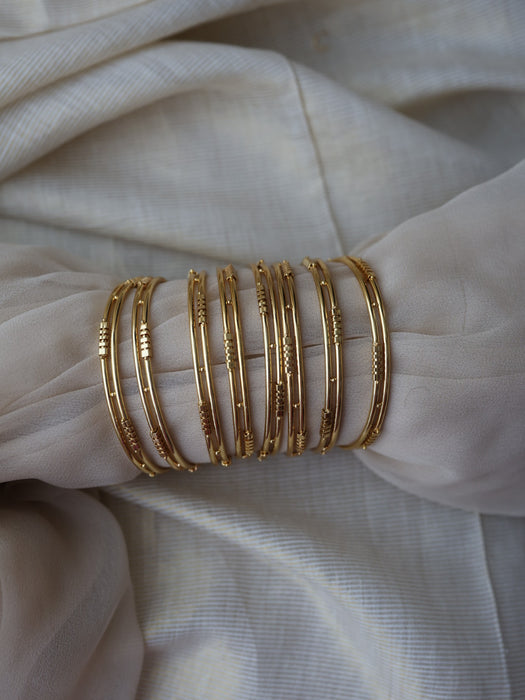 Heritage gold plated gold bangle (1 set  of 2 bangles) HB1822