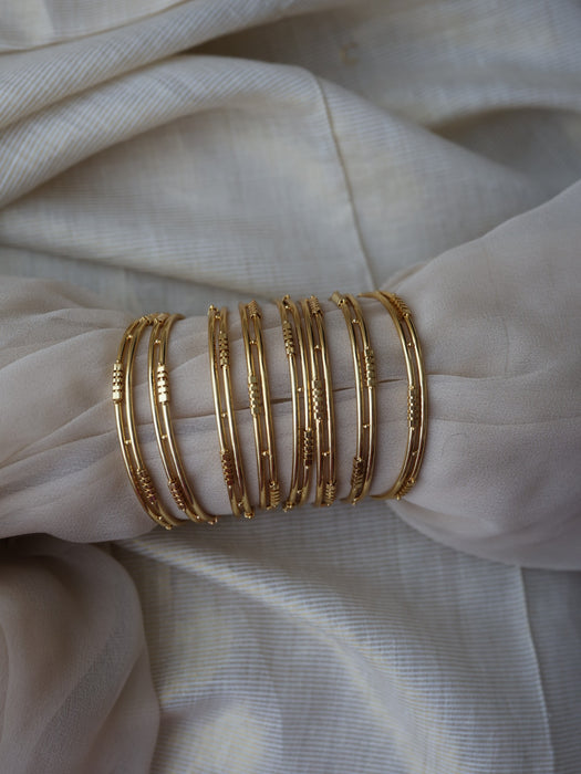 Heritage gold plated gold bangle (1 set  of 2 bangles) HB1822