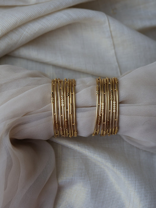 Heritage gold plated gold bangle (1 set  of 2 bangles) HB1822