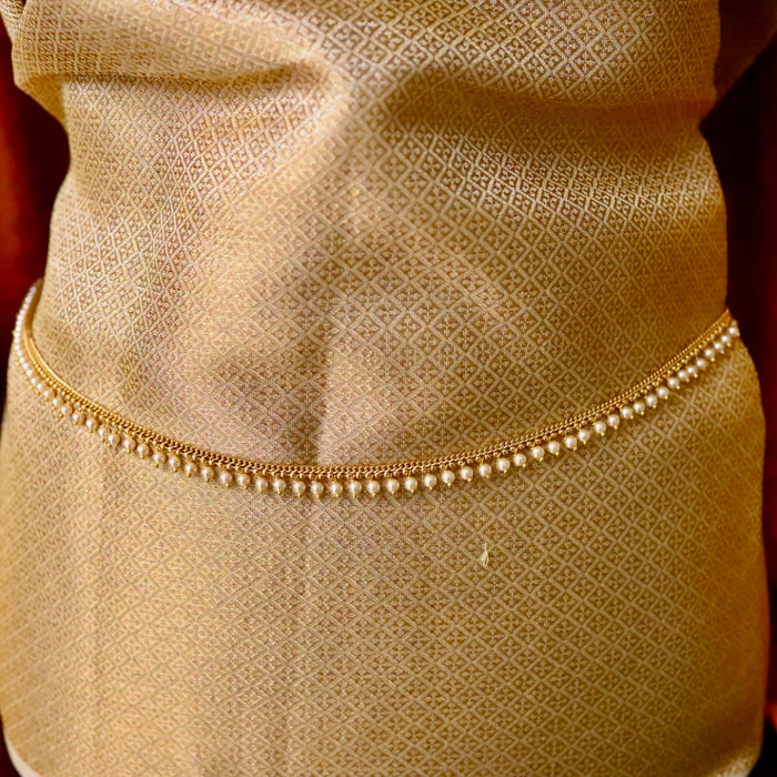 Heritage gold plated pearl waistchain 234604