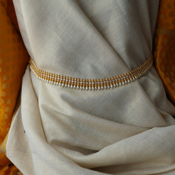 Heritage pearl white waistchain HW100577