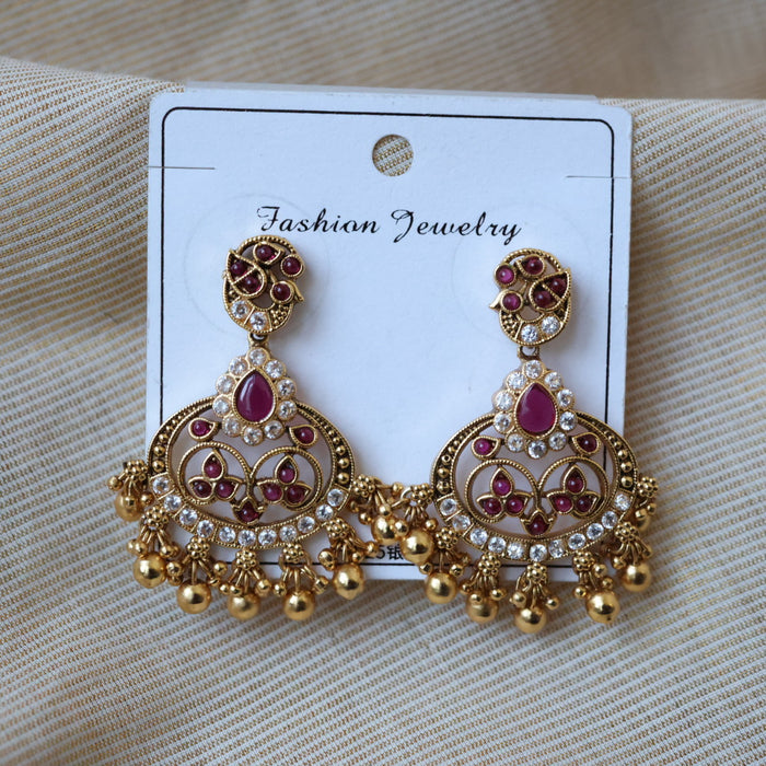 Antique flat earrings  AD47