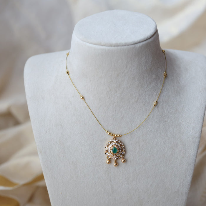 Heritage gold plated invisible short necklace IN902 (Copy)