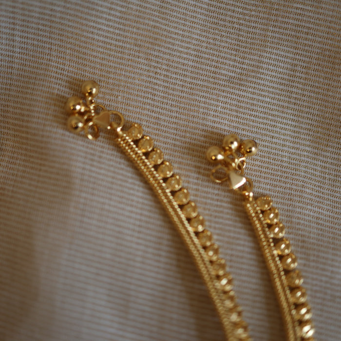 Heritage gold traditional anklet HAN317
