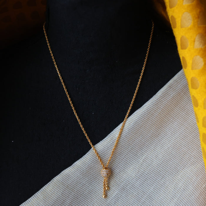 Heritage gold plated short chain HC023