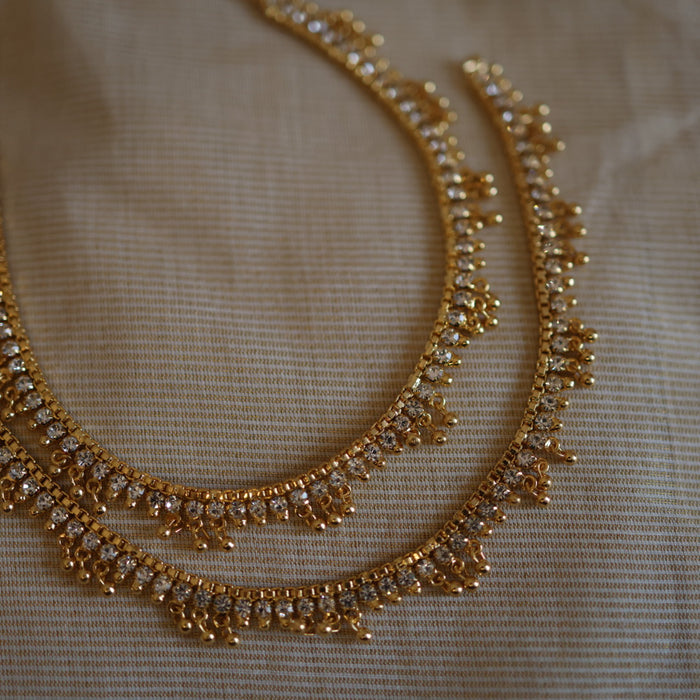 Heritage gold traditional anklet HAN318