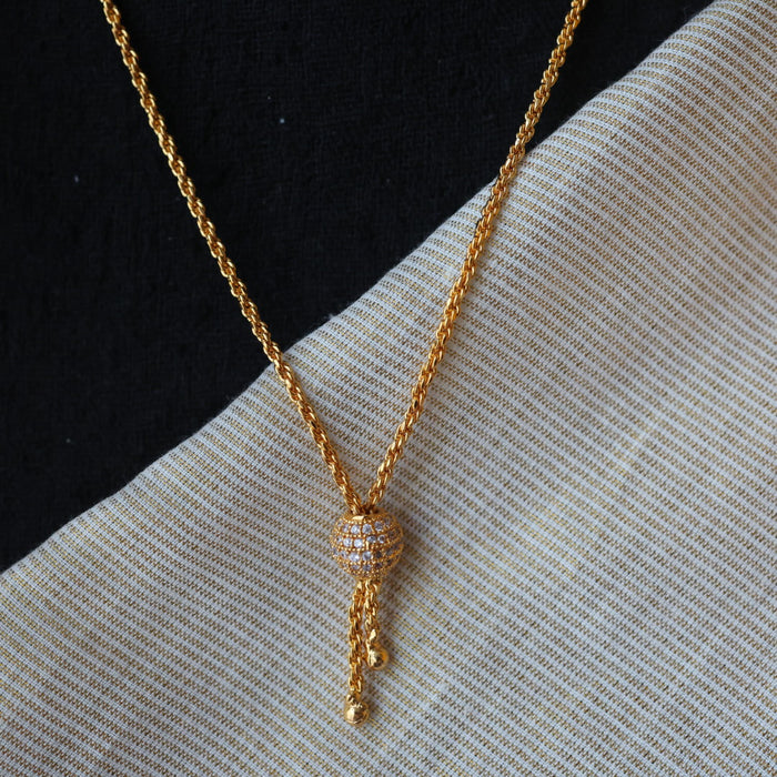 Heritage gold plated short chain HC023