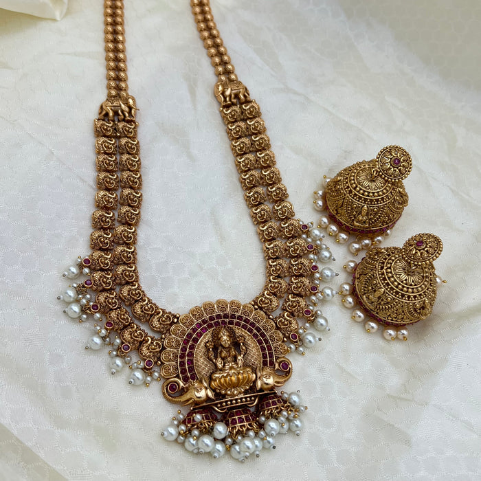 Clearance Antique long necklace with Earrings