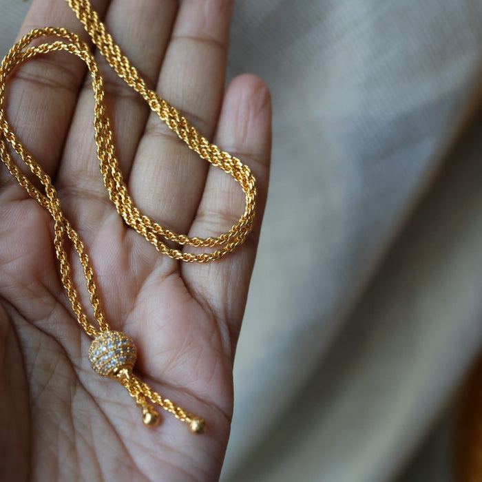 Heritage gold plated short chain HC023