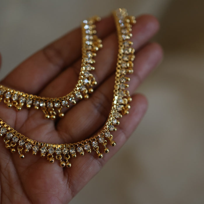 Heritage gold traditional anklet HAN318