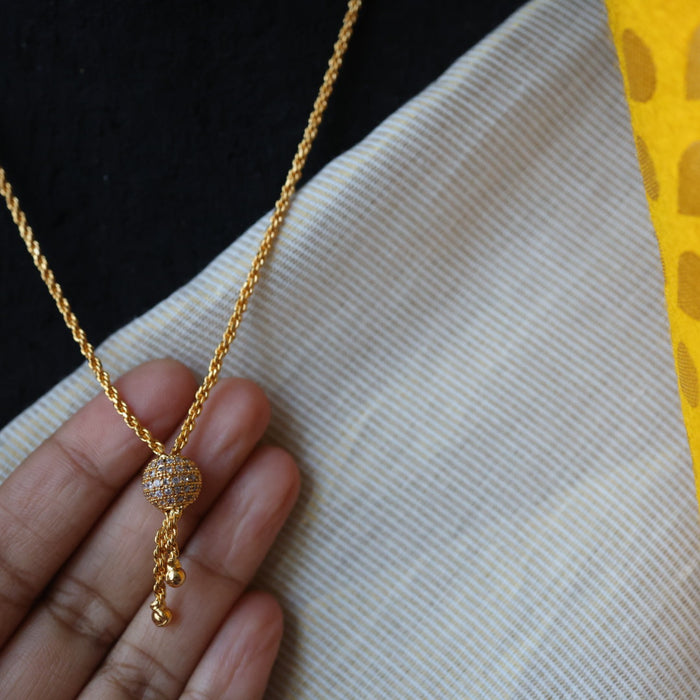 Heritage gold plated short chain HC023