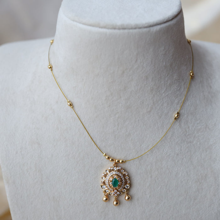 Heritage gold plated invisible short necklace IN902 (Copy)