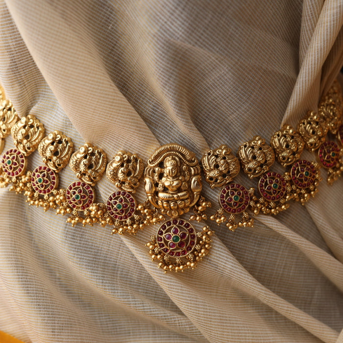 Antique temple design waistchain W0003