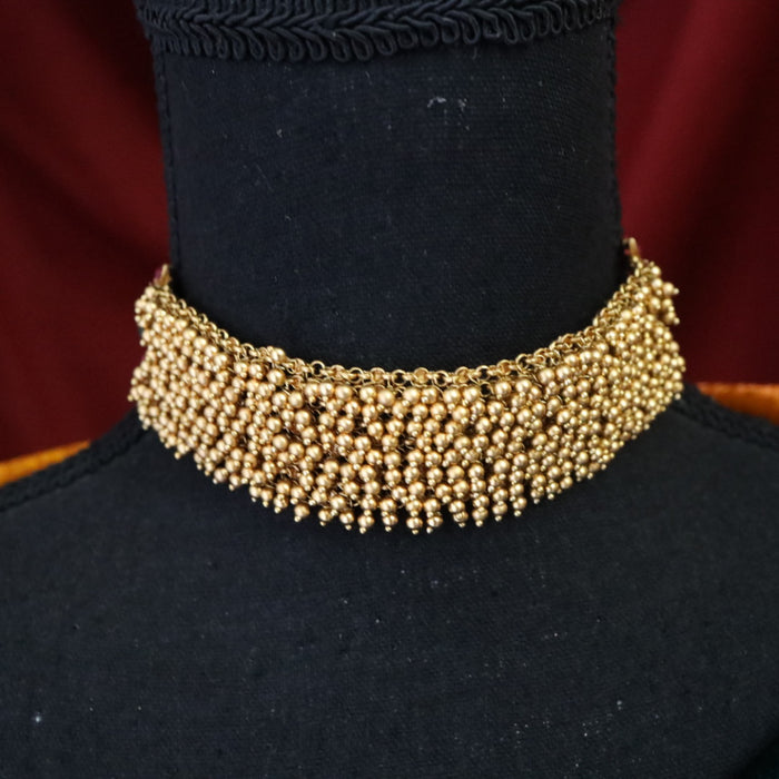 Antique choker necklace and earring 1416