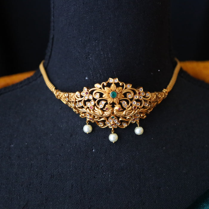 Antique choker necklace with earrings 1765
