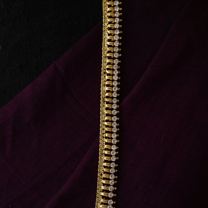 Heritage gold and plated white stone waistchain  23488922