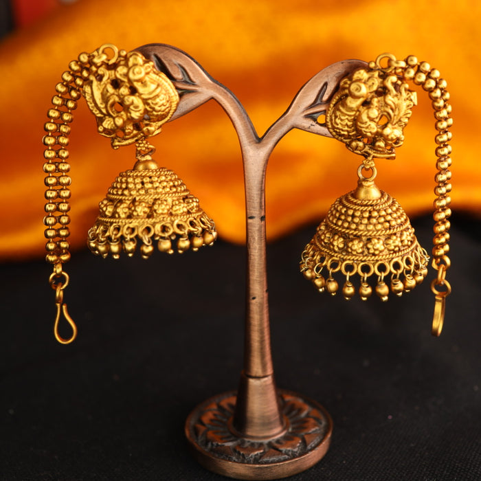 Antique gold Jumka earrings 12498890